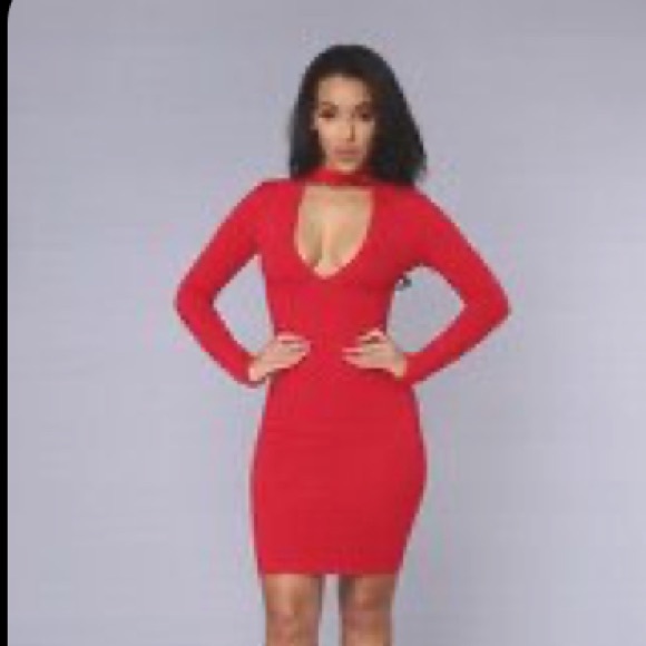 Fashion Nova sexy red mini dress - Picture 3 of 12